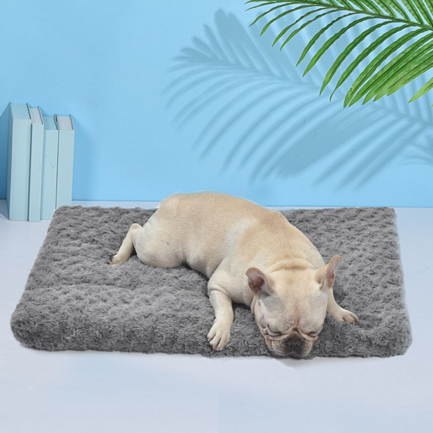 Pet Bed Dog Bedding Soft Warm Mattress Cushion Pillow Mat Velvet M Image 7