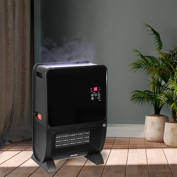 Electric Heater Humidifier 2 In 1 Portable Ceramic Remote 2000W Image 8