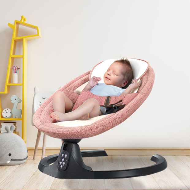 Baby Swing Cradle Rocker Bed Electric Bouncer Seat Infant Remote Chair Image 8