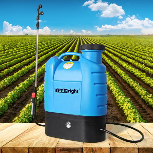 Electric Sprayer Rechargeable Battery Backpack Weed Grass Spray 16L Image 8
