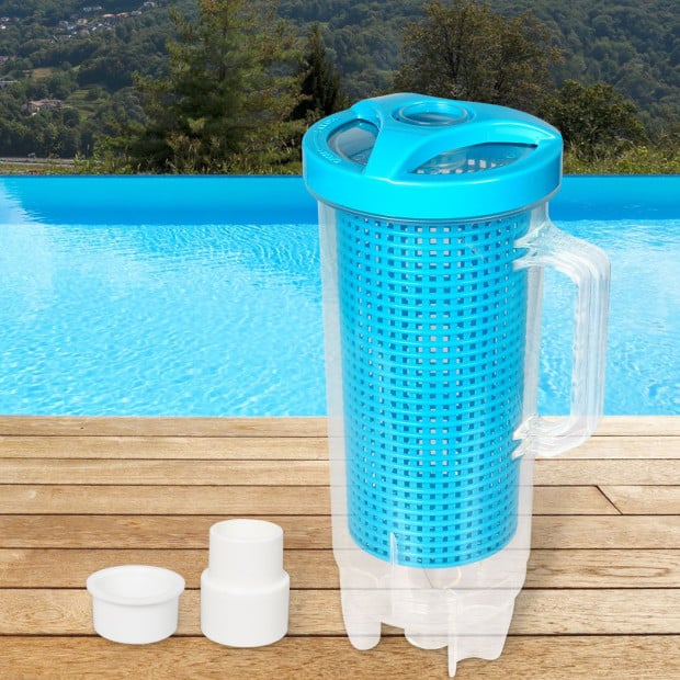 Pool Leaf Canister Suction Catcher Cleaner Ground Swimming Eater L Image 8