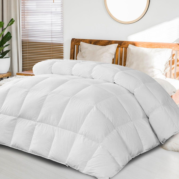 Microfiber Quilt Doona Bedding Comforter All Season Super King Image 8
