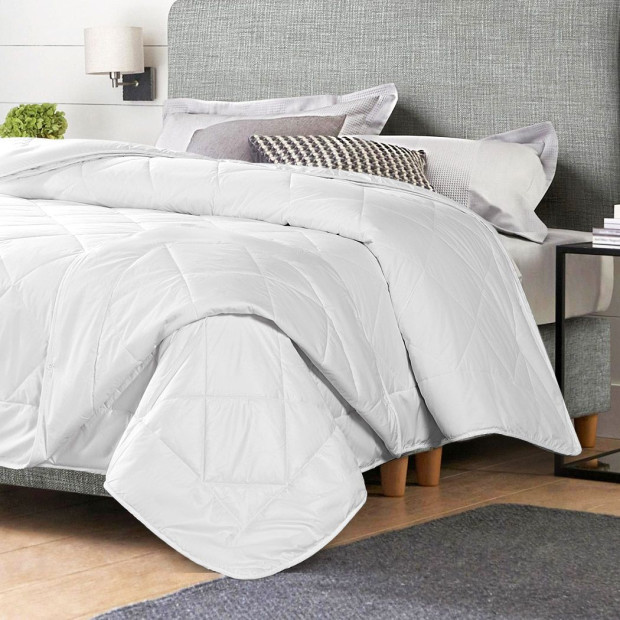 Wool Quilt 100% Aus Merino Duvet Doona All Season Double 350GSM Image 2