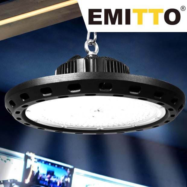 UFO High Bay LED Lights 200W Workshop Lamp Shed Warehouse Image 8