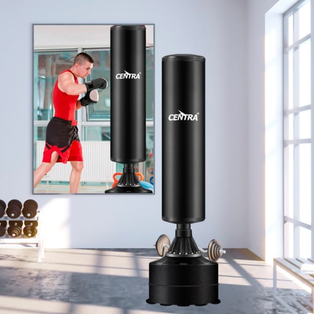 Boxing Punching Bag Free Standing Speed Dummy Kick Training 170cm Image 8