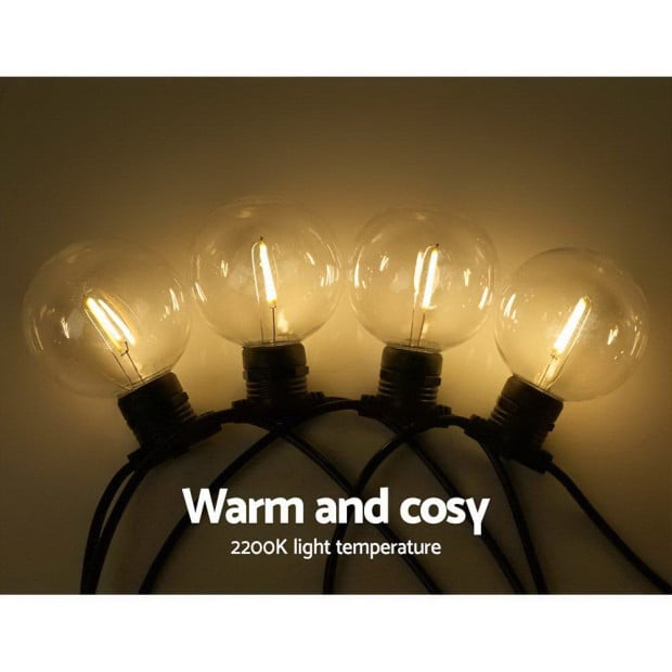LED Festoon Lights Sting Lighting Kits Wedding Outdoor Party - 68m Image 4