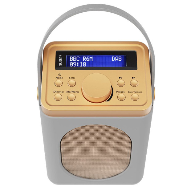 Majority Little Shelford Bluetooth & Dab Radio With Bluetooth-grey Image 2