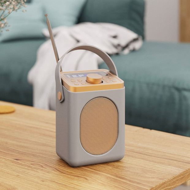 Majority Little Shelford Bluetooth & Dab Radio With Bluetooth-grey Image 4