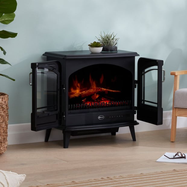 Dimplex Leckford Optiflame Electric Fire Stove - 2kW Image 8