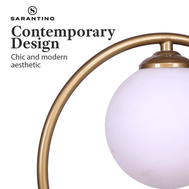 Sarantino Gold Metal Table Lamp Image 5