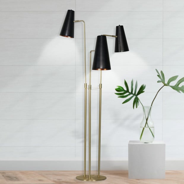 Sarantino Three Metal Shade Floor Lamp Image 10