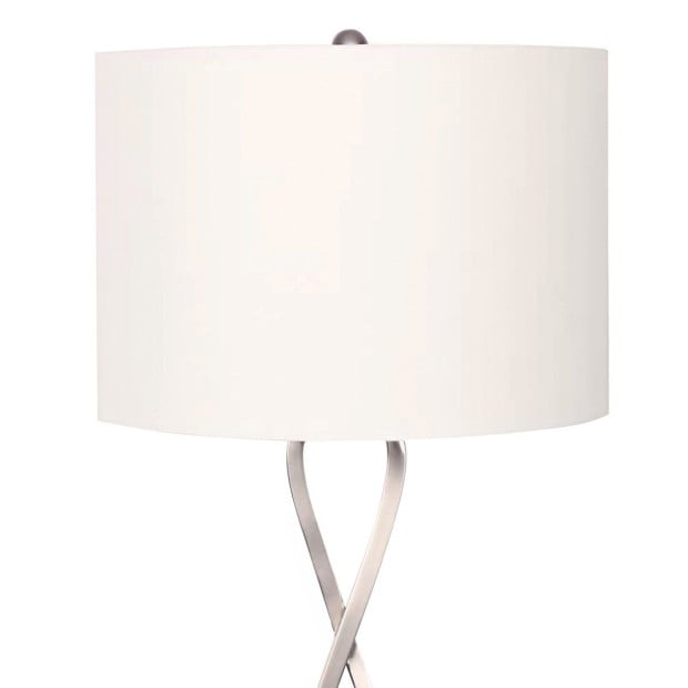 Sarantino Contemporary Table Lamp in Nickel Finish Image 4