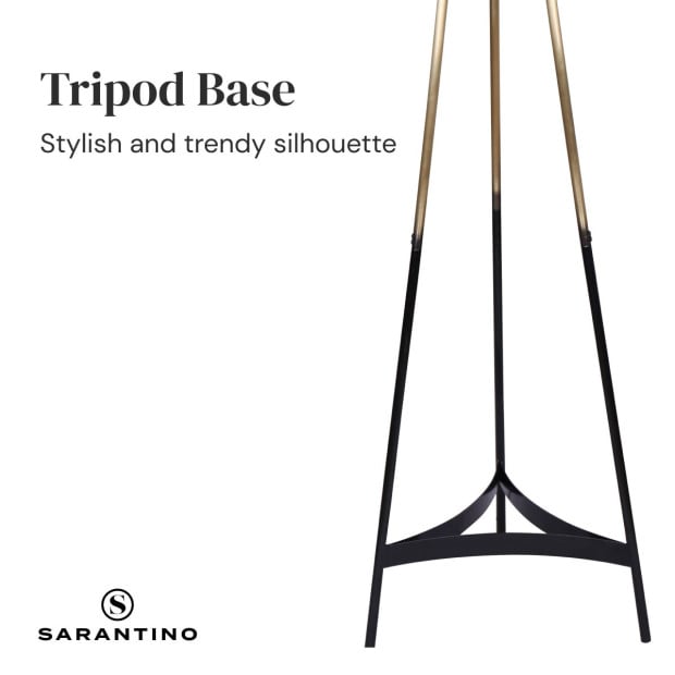 Sarantino Gradient Tripod Floor Lamp Image 2