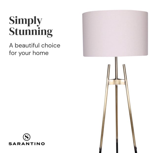 Sarantino Gradient Tripod Floor Lamp Image 5