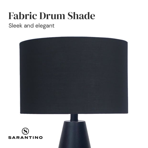 Sarantino Metal Table Lamp in Black and Gold Image 3