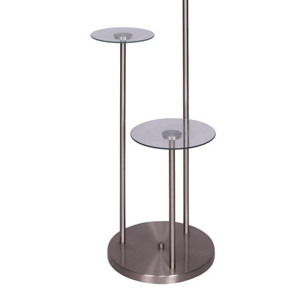 Sarantino 2-Shelf Metal Floor Lamp Image 6
