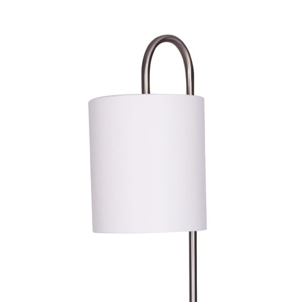 Sarantino 2-Shelf Metal Floor Lamp Image 7