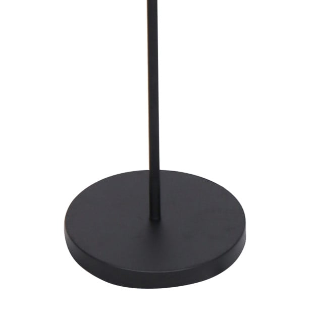 Sarantino Adjustable 3-Light Black Metal Floor Lamp Image 8