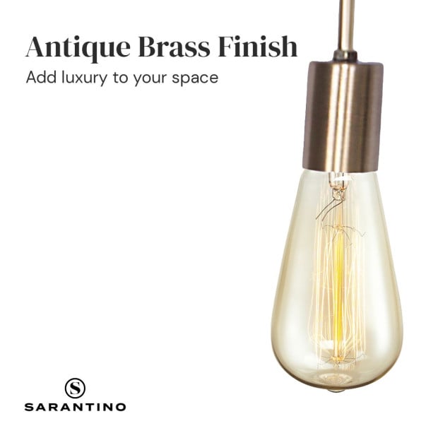 Sarantino 3-Light Industrial Table Lamp Image 11