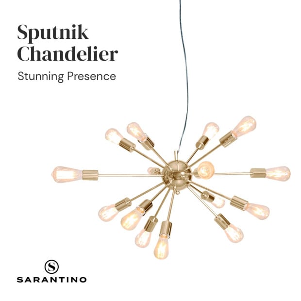 Sarantino 15-Light Hanging Chandelier Image 6