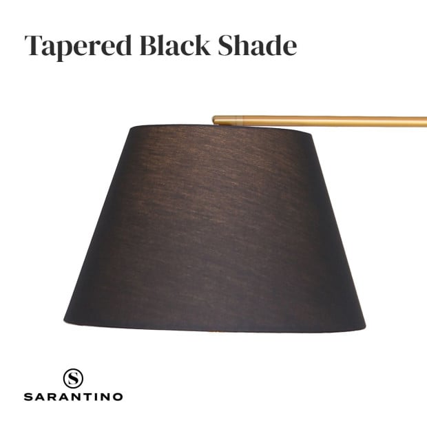 Sarantino Arc Floor Lamp with Empire Shade Image 6