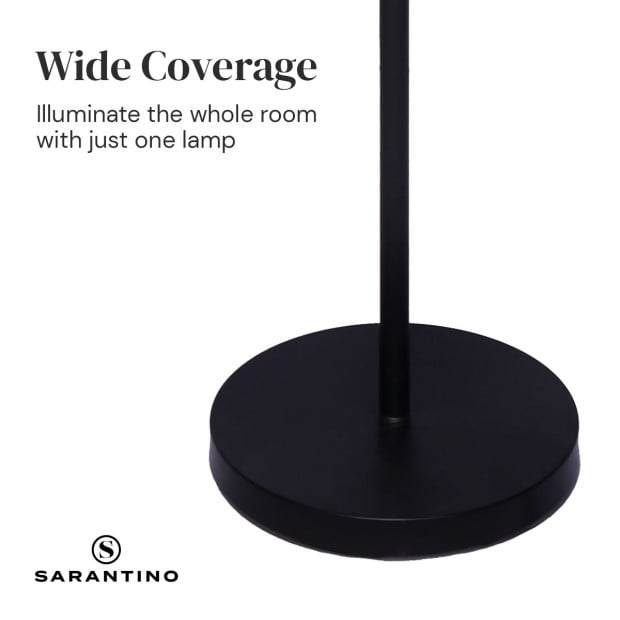 Sarantino 4-Light Industrial Floor Lamp Image 4