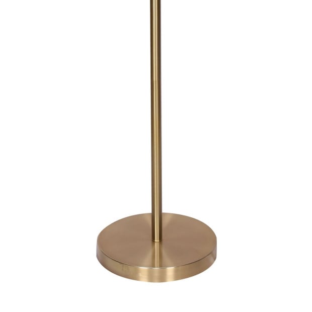 Sarantino Height-Adjustable Metal Floor Lamp - Brushed Gold Image 4