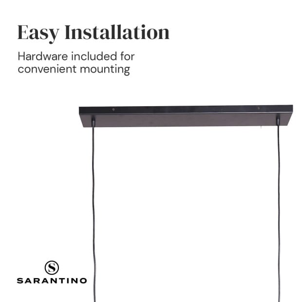Sarantino 3-Light Hanging Pendant Ceiling Lamp Image 10