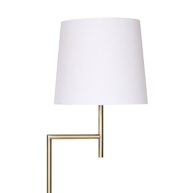 Sarantino Metal Floor Lamp - Antique Brass Image 3