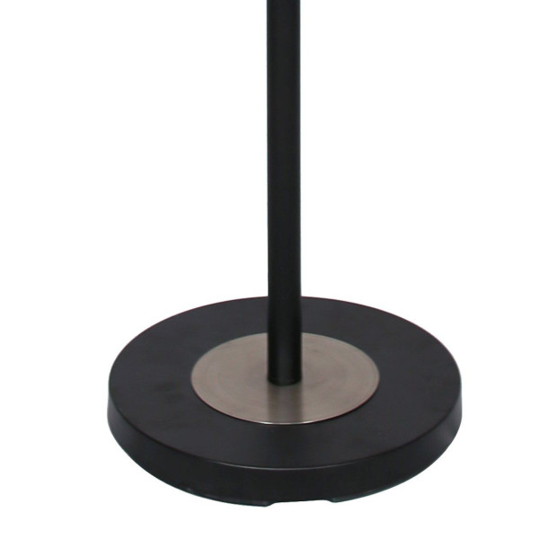 Sarantino Metal Floor Lamp with Cream Drum Shade Image 3