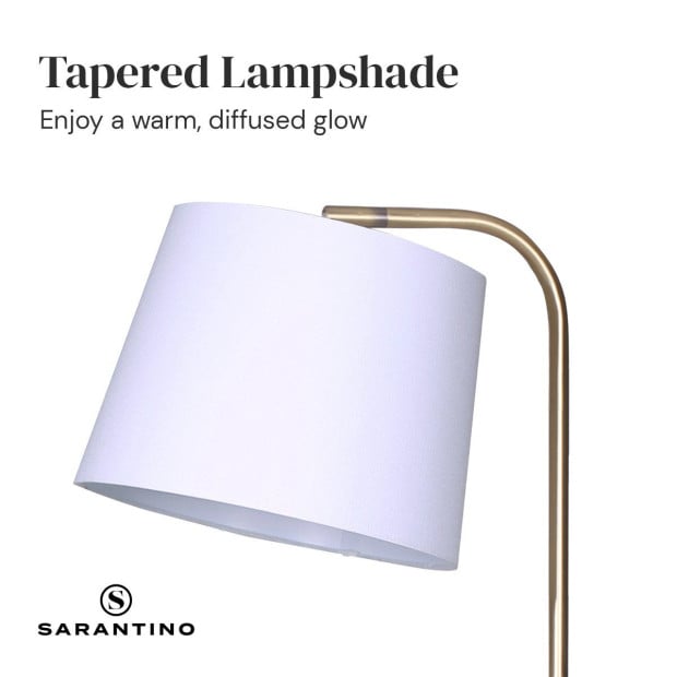 Sarantino Metal End Table Floor Lamp Image 5