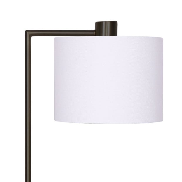 Sarantino Metal Task Lamp with USB Port - Black Image 10