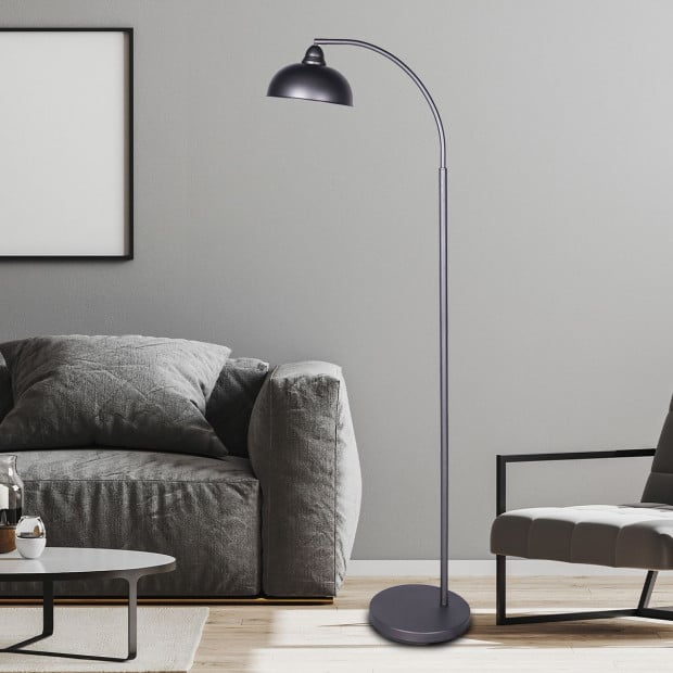 Sarantino Dark Grey Adjustable Floor Lamp Image 6