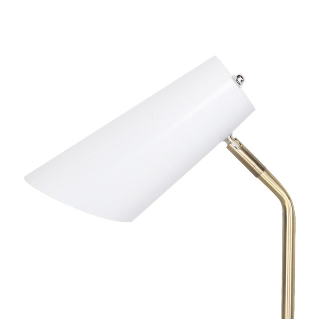 Sarantino Metal Task Table Lamp - White Image 4