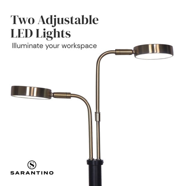 Sarantino 2-Light LED Metal Table Lamp Image 5