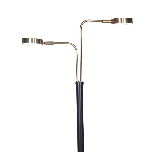 Sarantino 2-Light LED Metal Floor Lamp Image 2