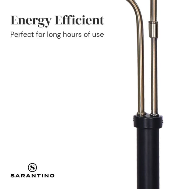 Sarantino 2-Light LED Metal Floor Lamp Image 7