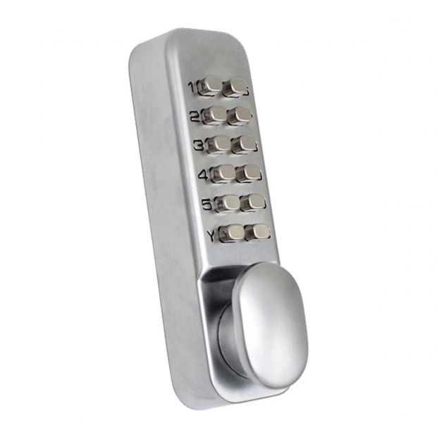 Push Button Digital Combination Security Door Lock Zinc Alloy Image 2