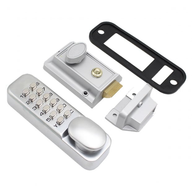 Push Button Digital Combination Security Door Lock Zinc Alloy Image 3