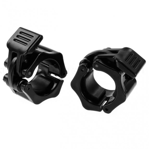 Pair Standard barbell lockjaw locking collars