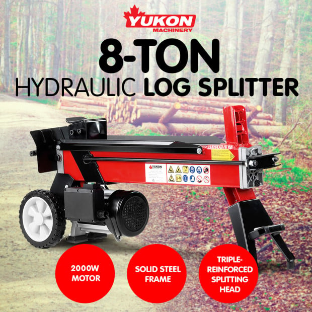 Yukon 8 Ton Electric Hydraulic Log Splitter Image 2
