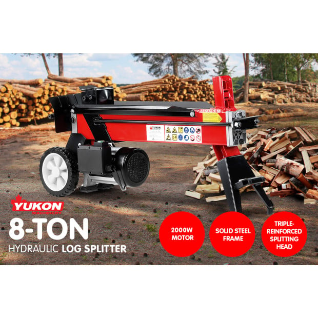 Yukon 8 Ton Electric Hydraulic Log Splitter Image 10