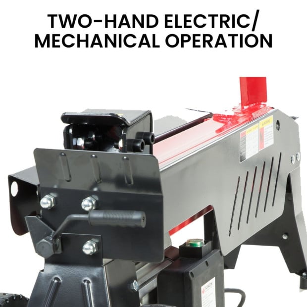 Yukon 7 Tonne 2000W Electric Hydraulic Log Splitter Wood Cutter w/ Side Protectors Image 5