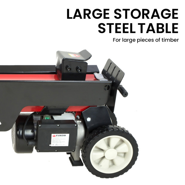 Yukon 7 Ton Electric Log Splitter with Side Protectors Image 9