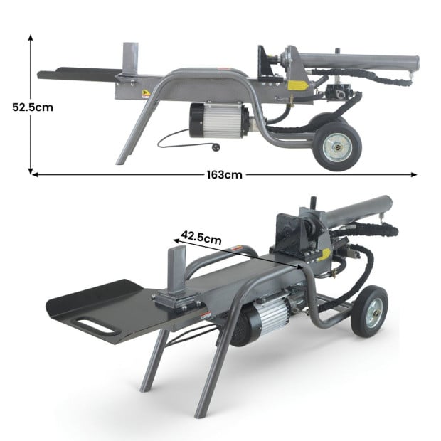 Yukon 12 Tonne Electric Hydraulic Log Splitter Heavy-Duty Firewood Splitter Image 4