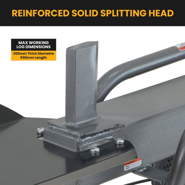 Yukon 12 Tonne Electric Hydraulic Log Splitter Heavy-Duty Firewood Splitter Image 7