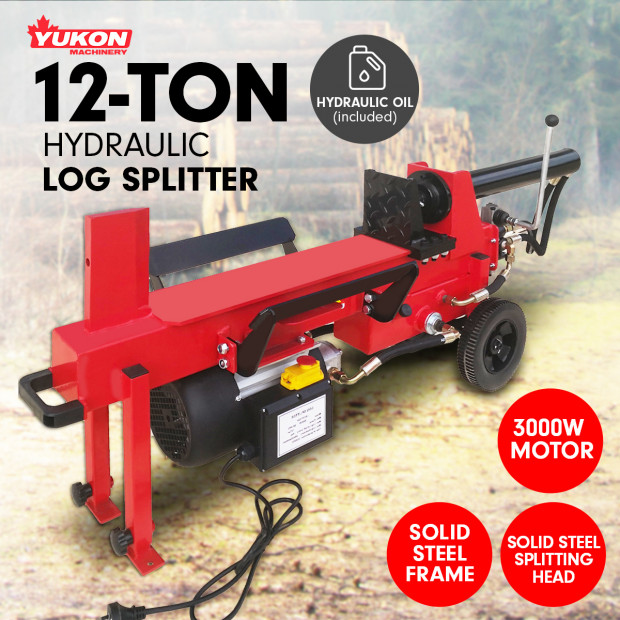 Yukon 12 Ton Electric Hydraulic Log Splitter Image 14
