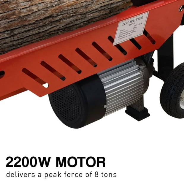 Yukon 8 Tonne 2200W Electric Hydraulic Log Splitter Wood Cutter Image 8