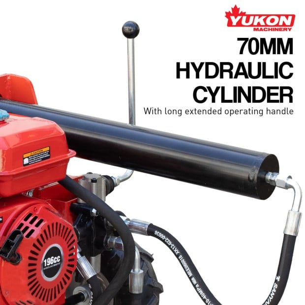 Yukon 15 Tonne Hydraulic Petrol Engine 196cc Log Splitter Image 10
