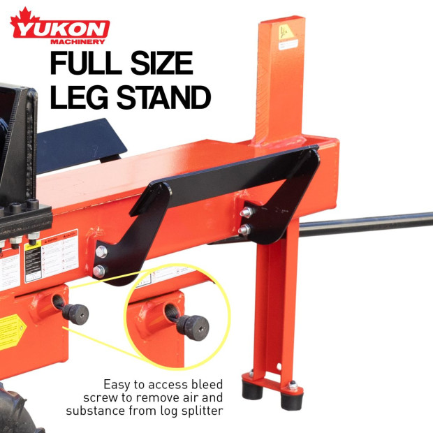 Yukon 15 Tonne Hydraulic Petrol Engine 196cc Log Splitter Image 3